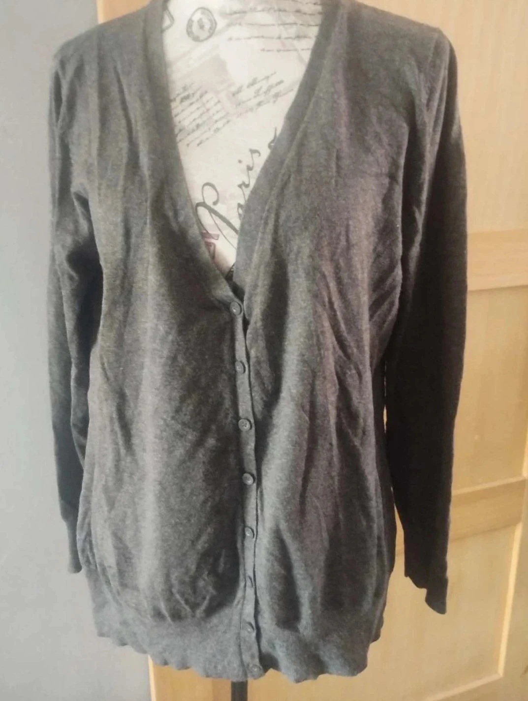 Cardigan gris,  Biaggini (Charles Vogele), mixte, T40/42